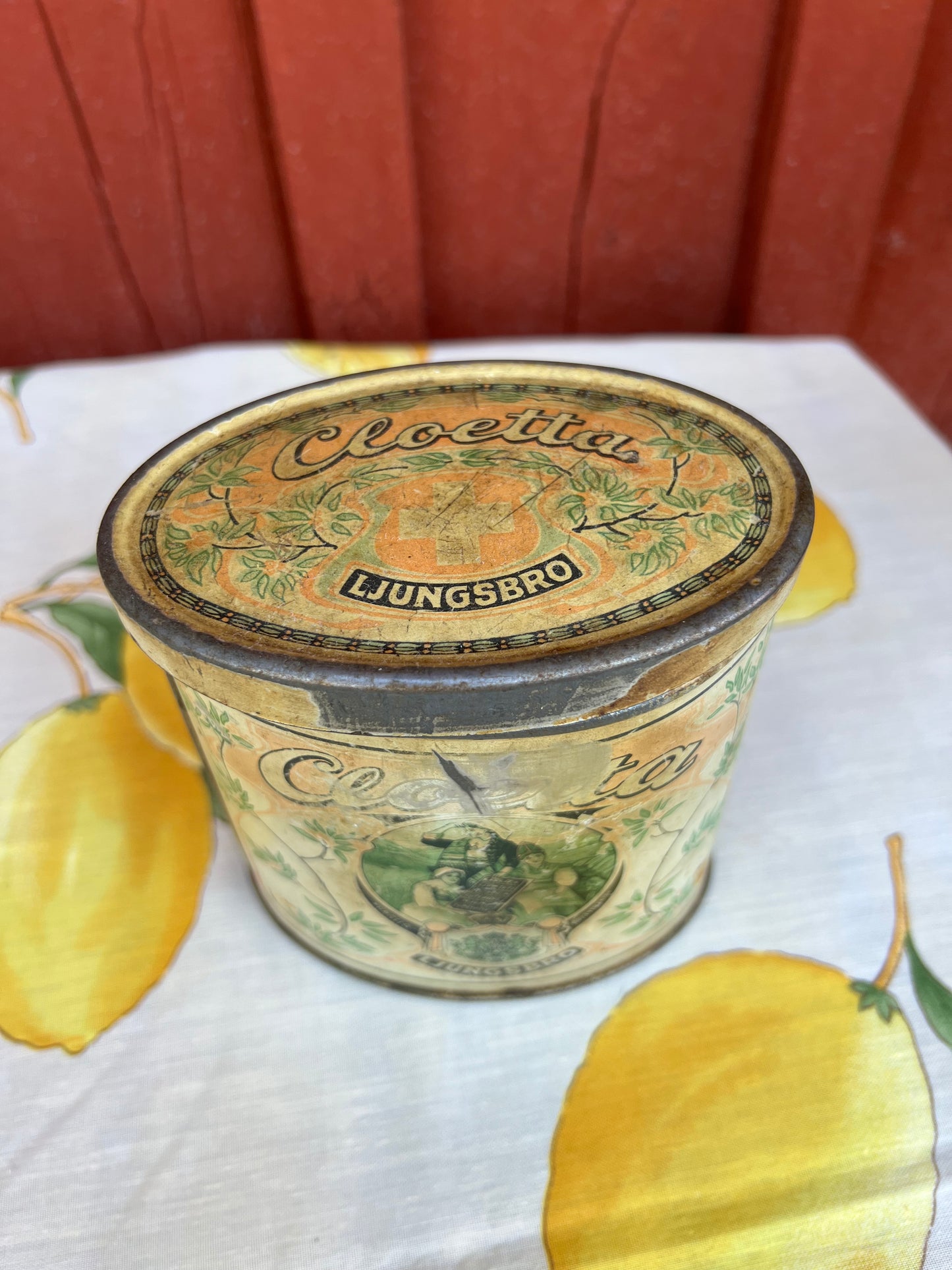 Cloetta plåtburk Ljungsbro