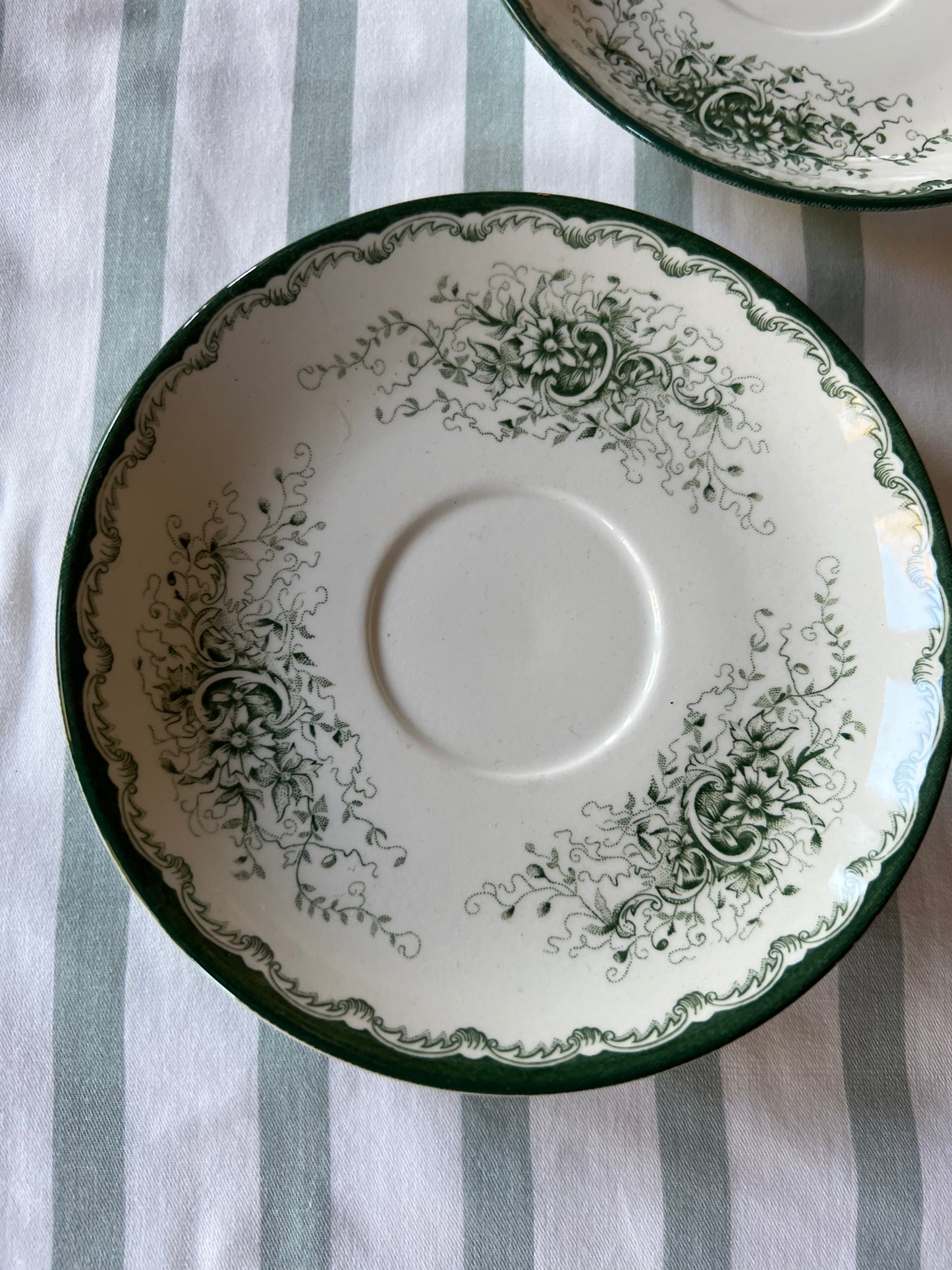 Kaffekoppsfat - Grön Anna Rörstrand 2st