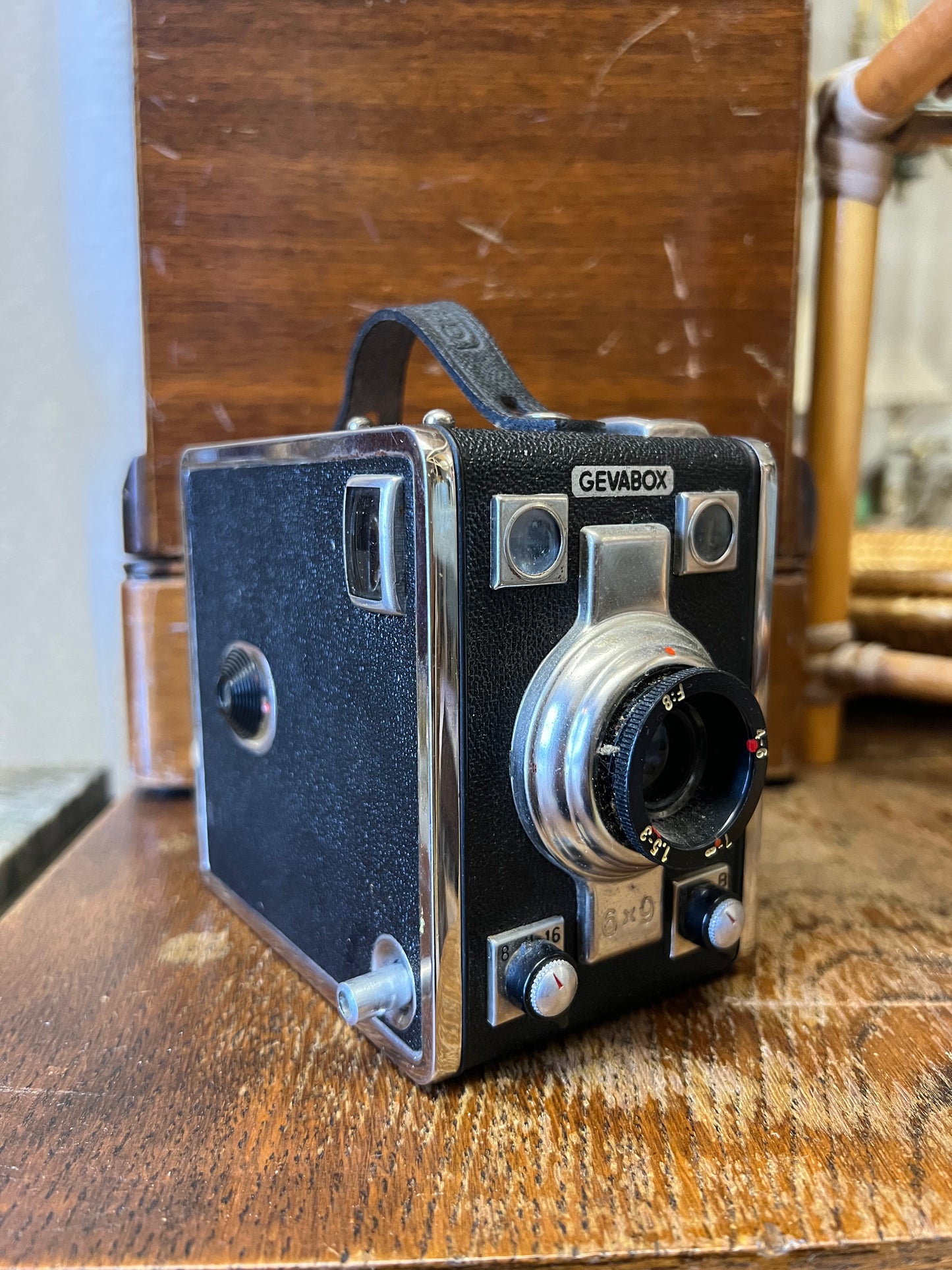 Art deco Camera Gevabox 6x9