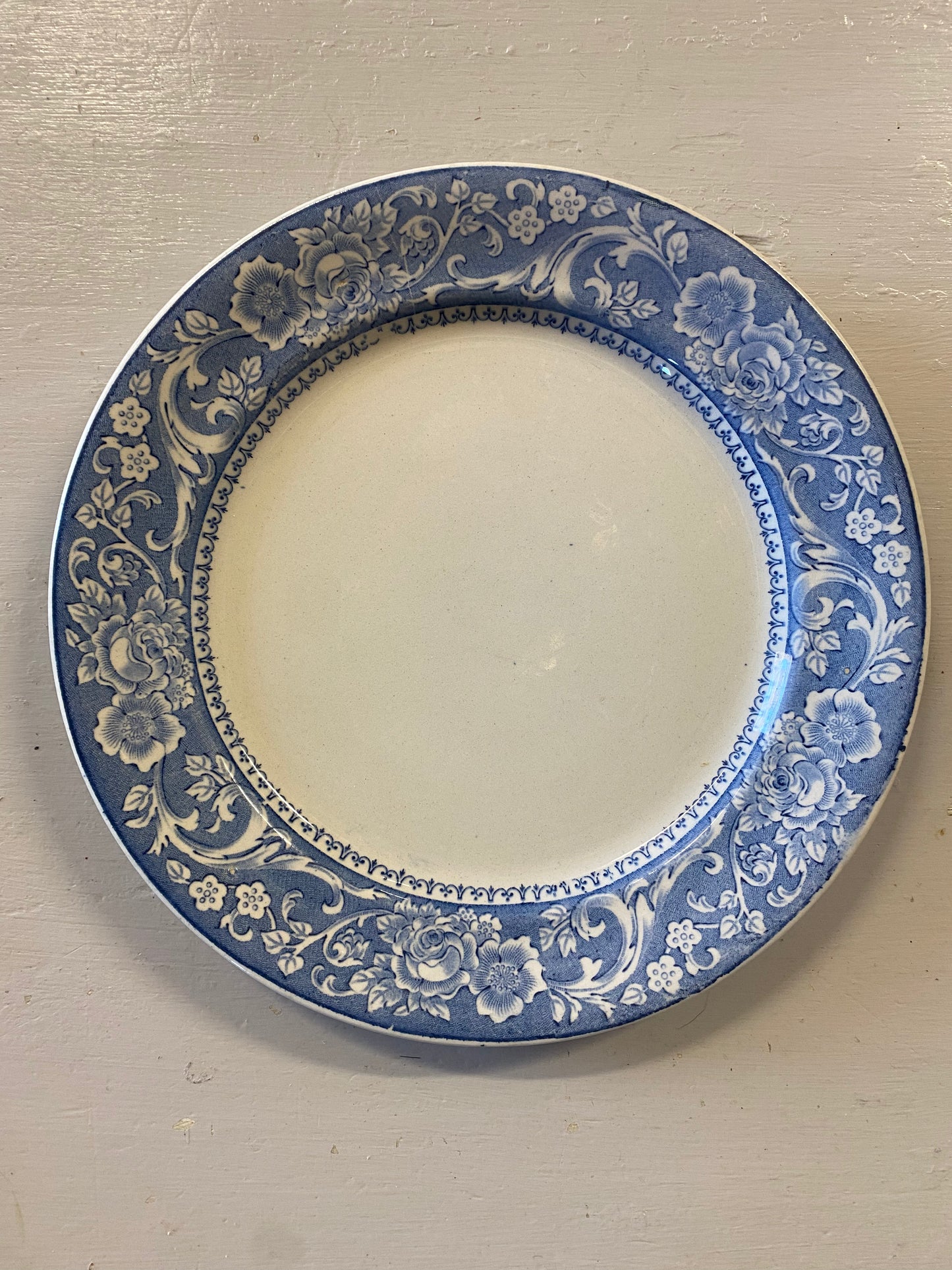 Mattallrik i blåvitt - HELGA Rörstrand