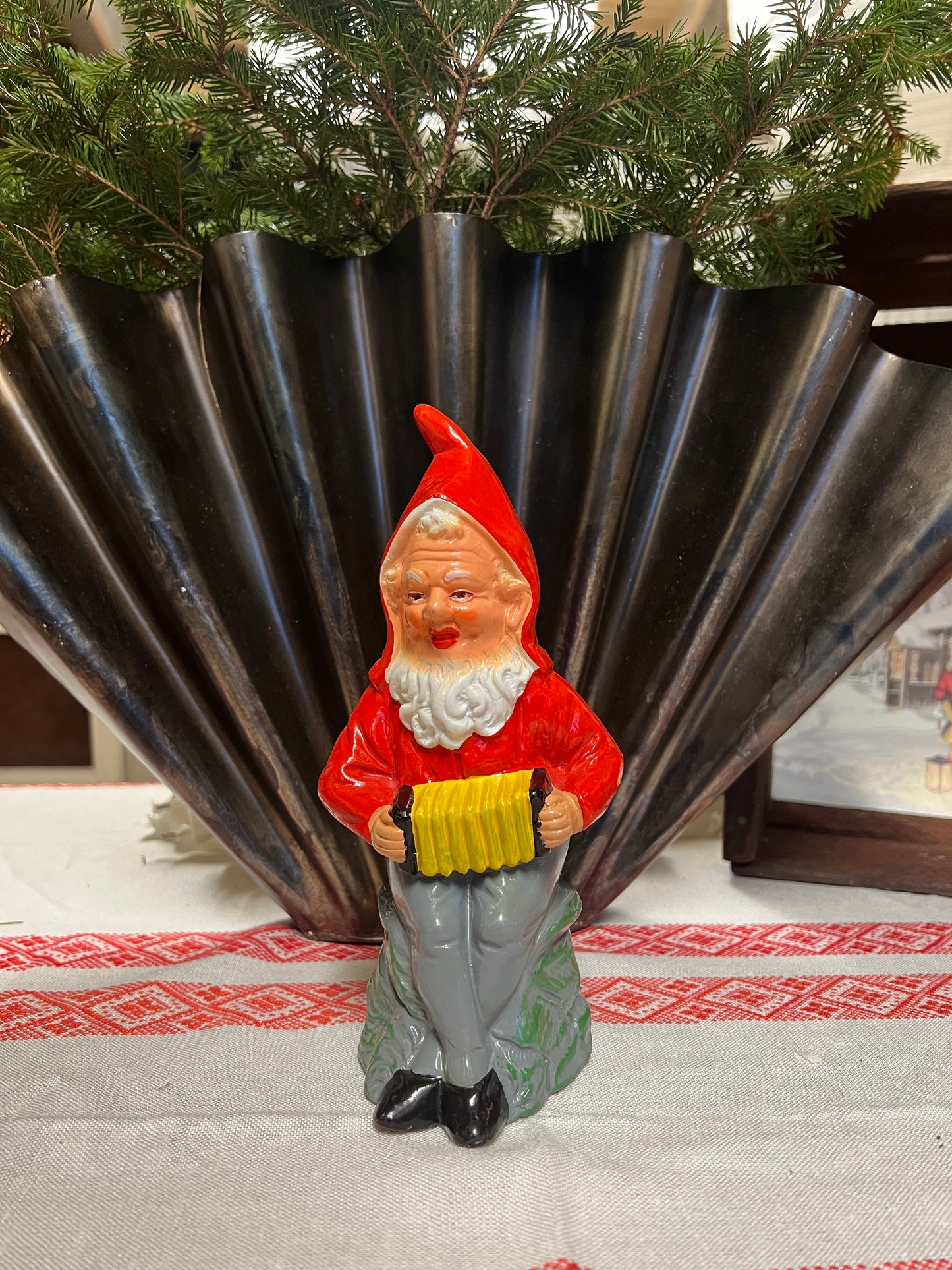 Äldre tomte - dragspel