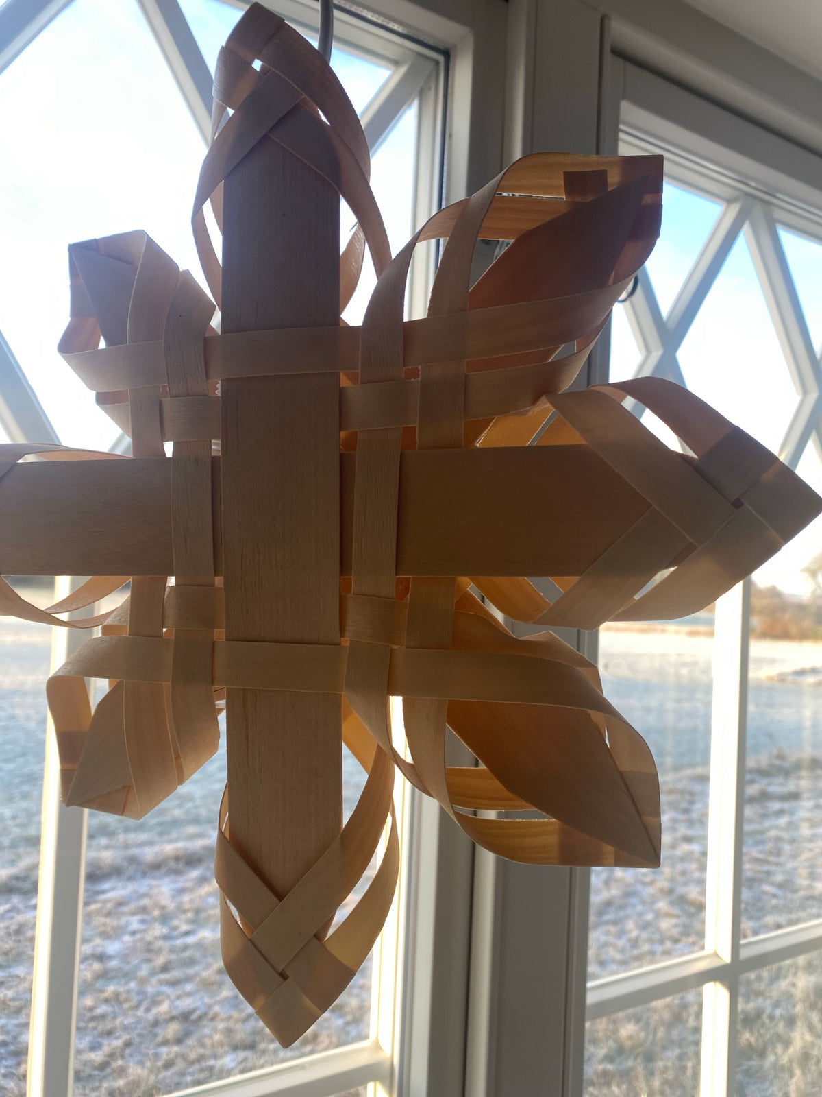 Adventsstjärna i trä