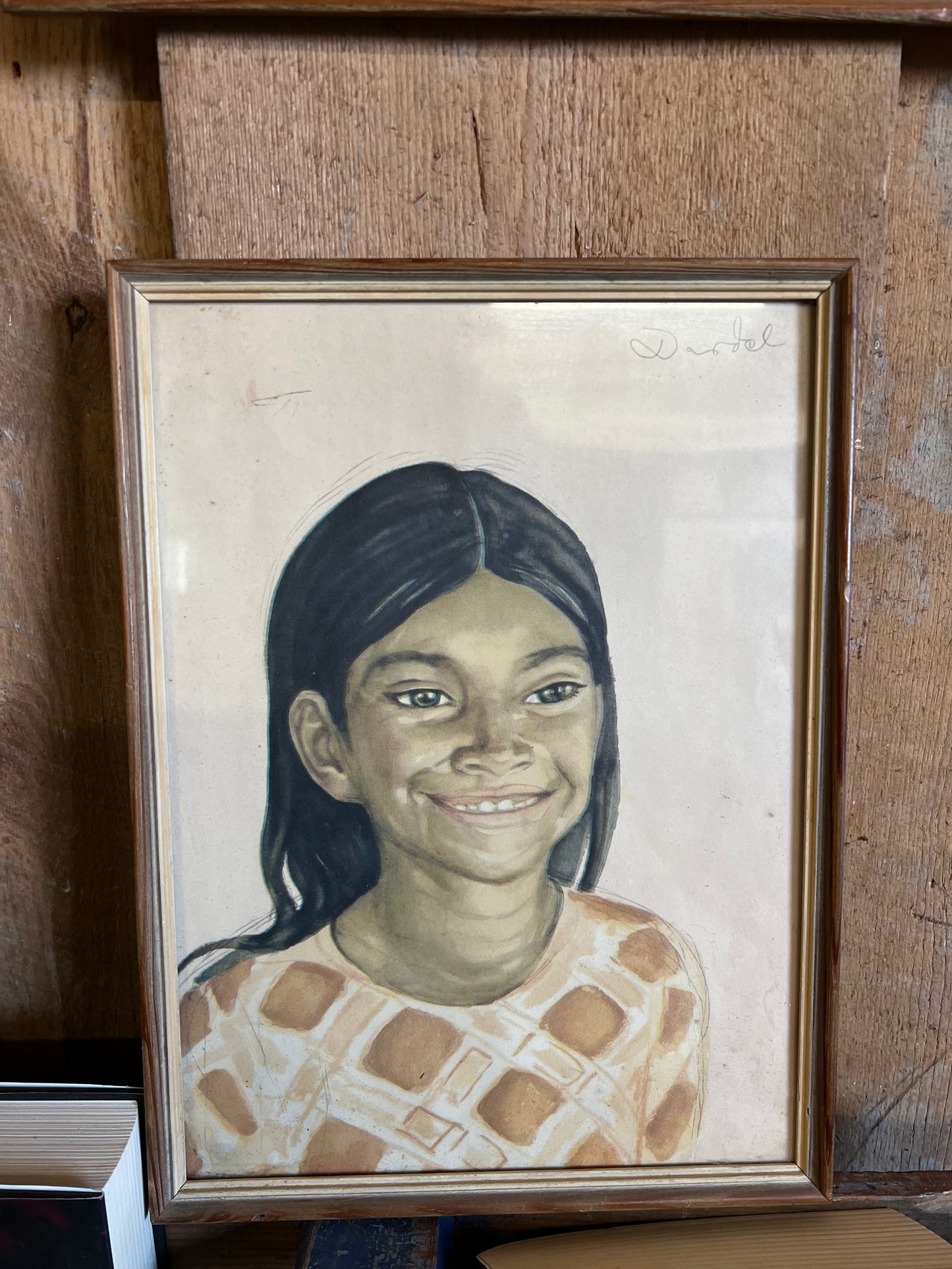 Nils Dardel tavla med vackert motiv och träram
