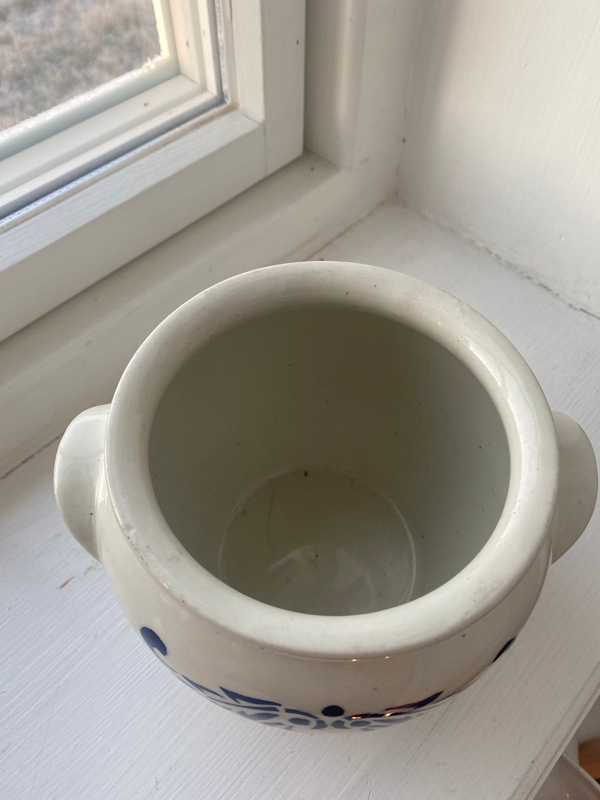 Krus i blåvitt