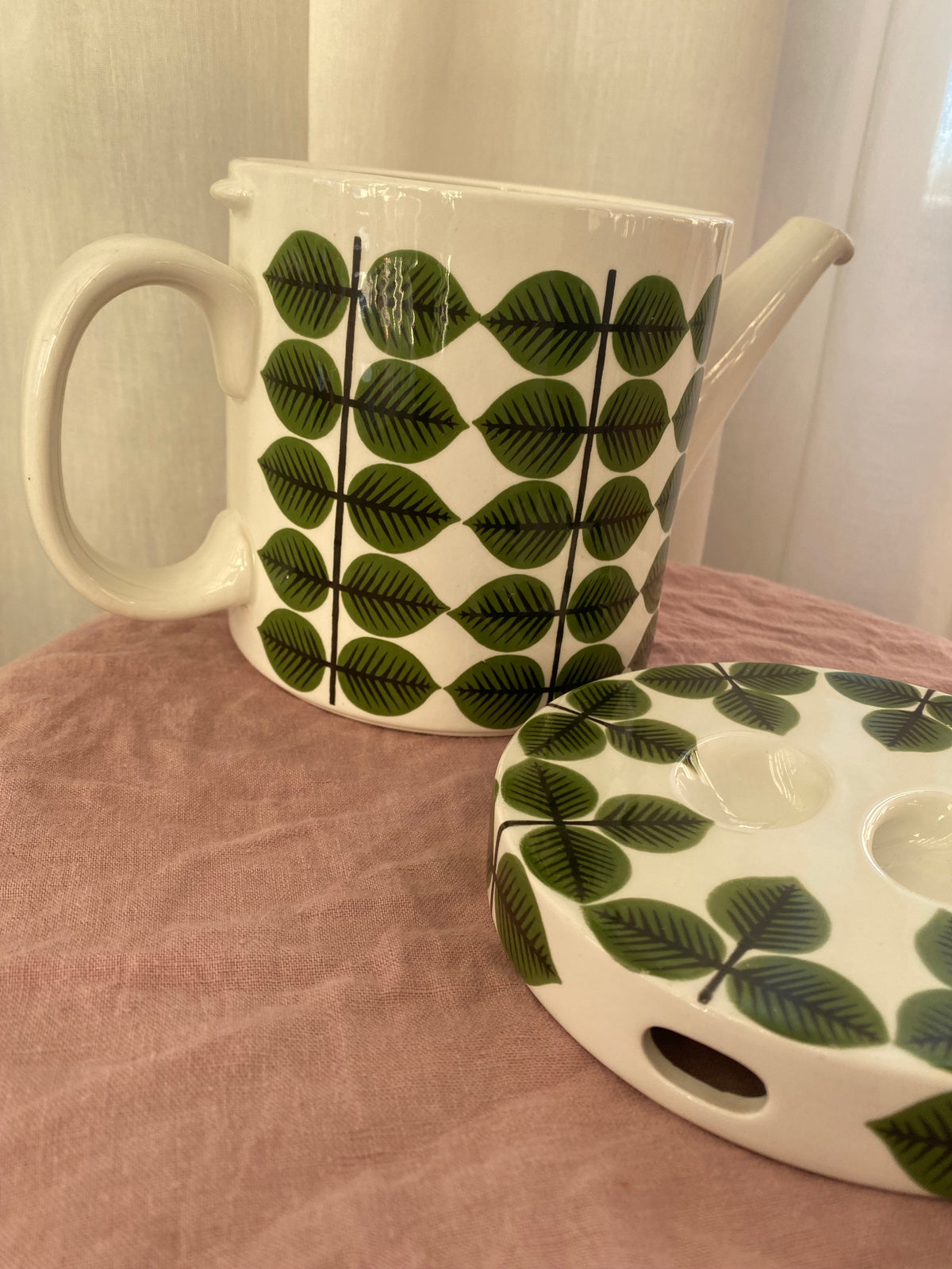 Berså kaffe/tekanna ~ Stig Lindberg Flintgods F555 Gustavsberg