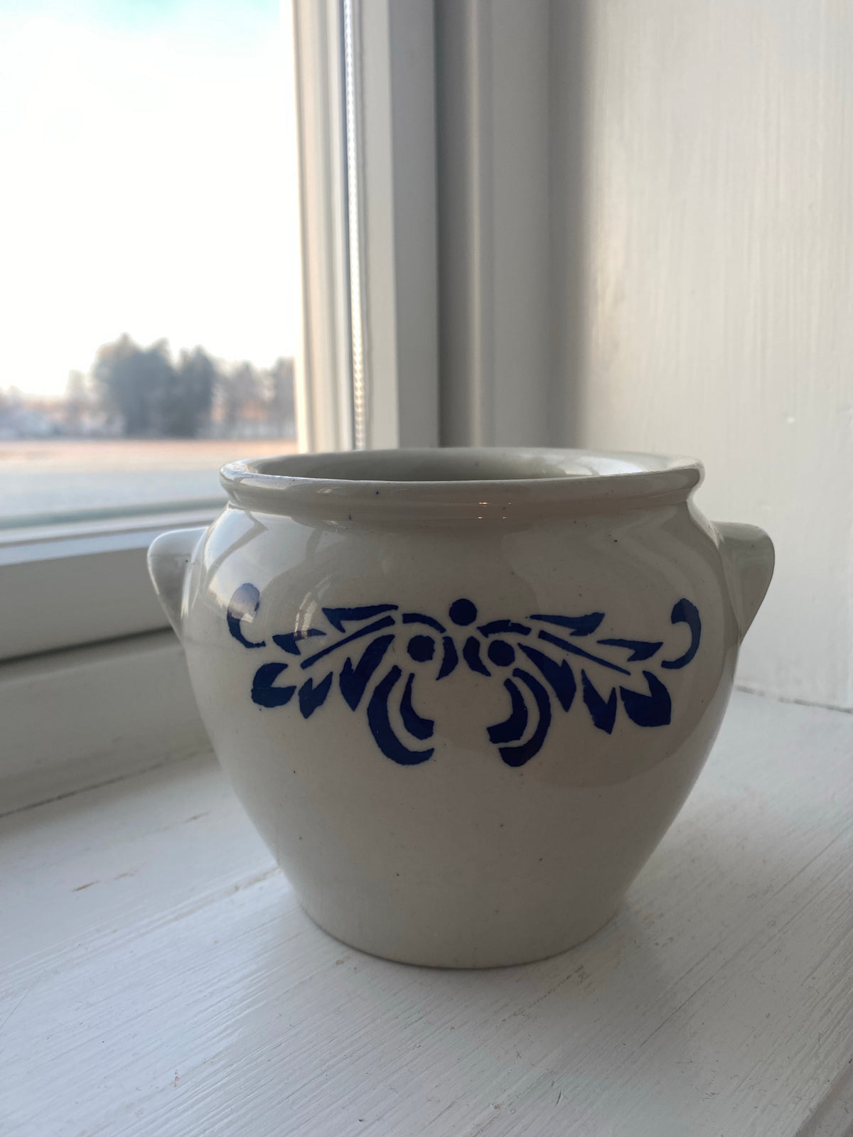 Krus i blåvitt