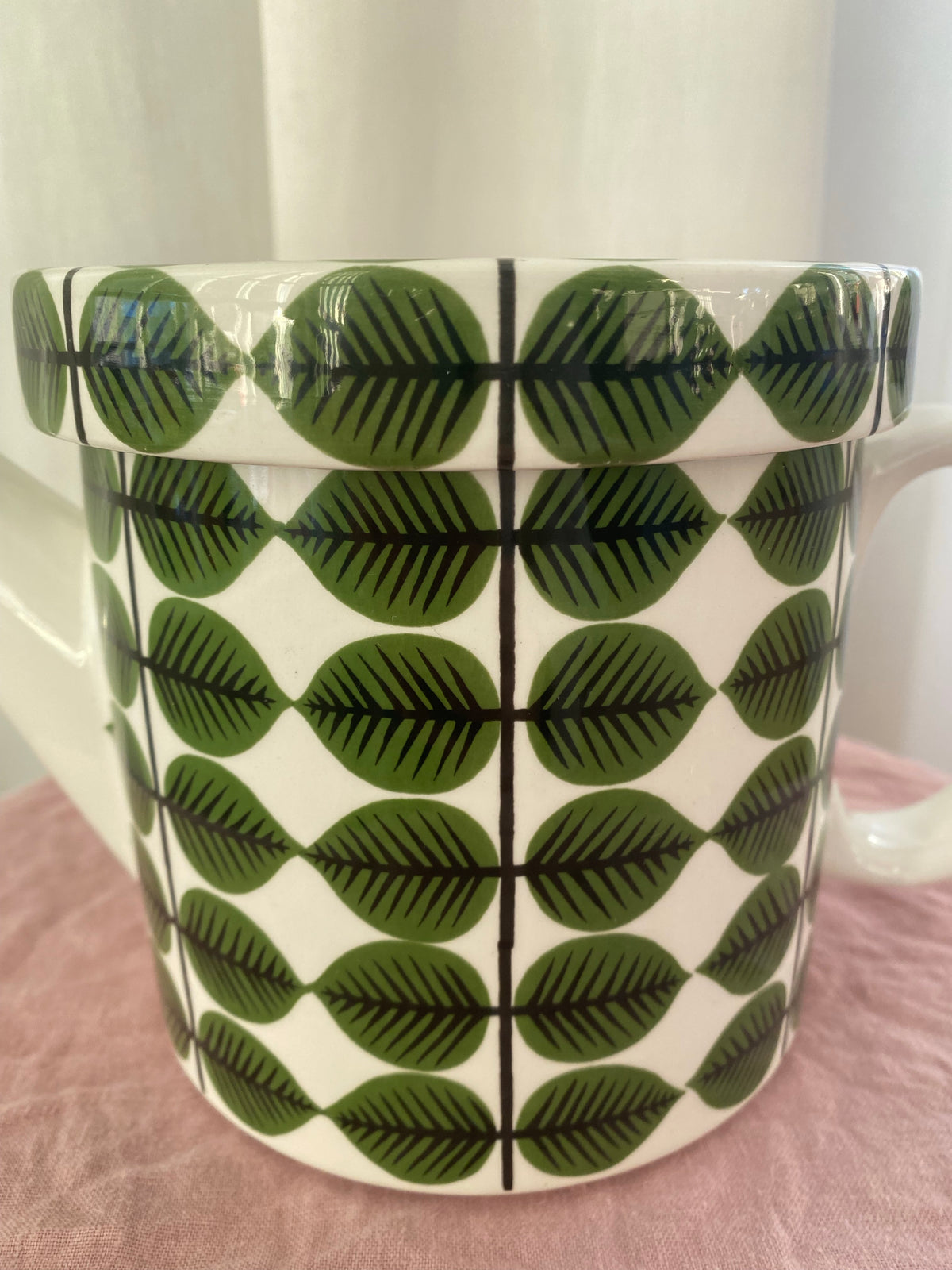 Berså kaffe/tekanna ~ Stig Lindberg Flintgods F555 Gustavsberg