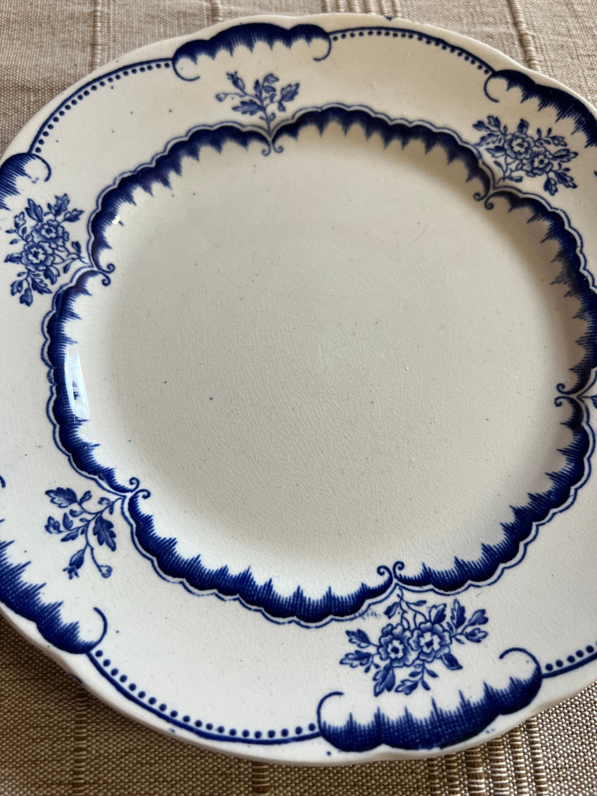 Blåvit tallrik - Paris Gustafsberg