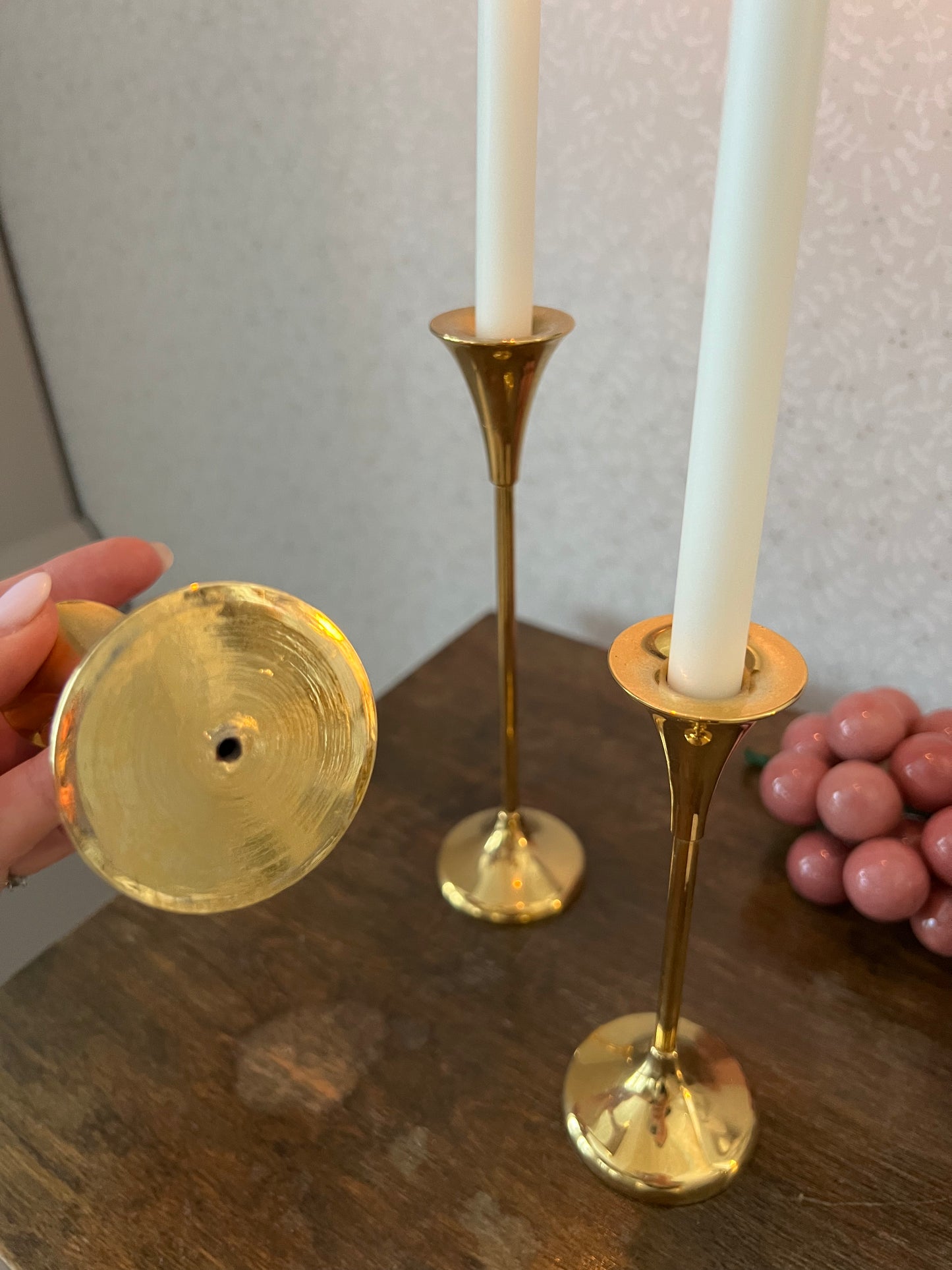 Triss i mässingsljusstakar - Birgittaljus
