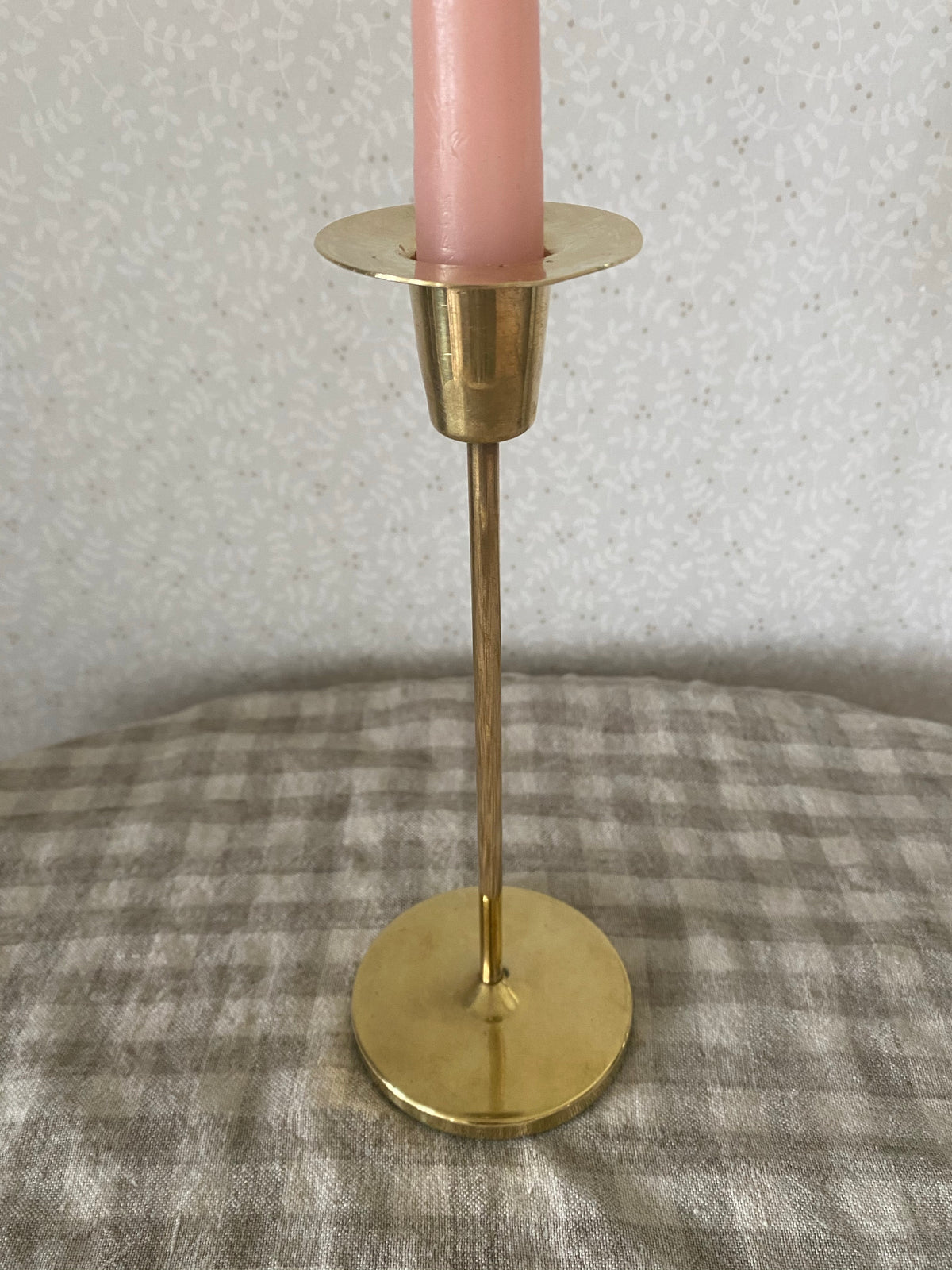 Mässingsljusstake