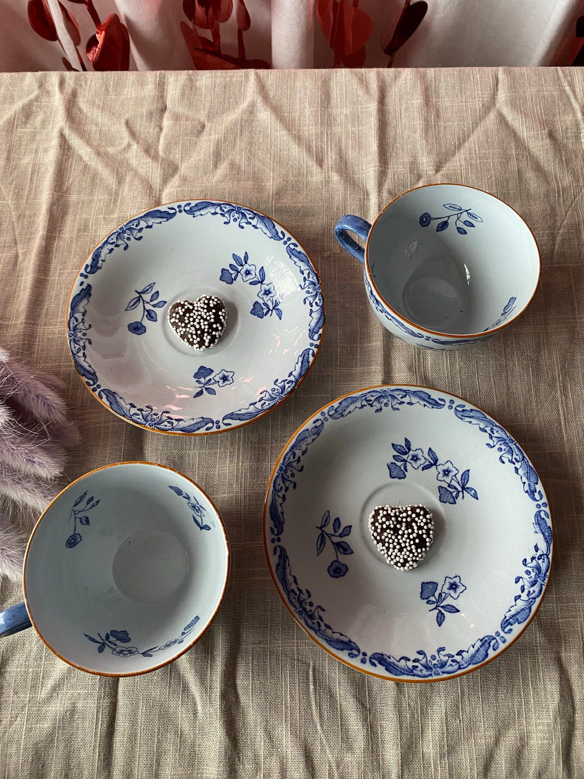 Paret kaffekoppar - Rörstrand Ostindia