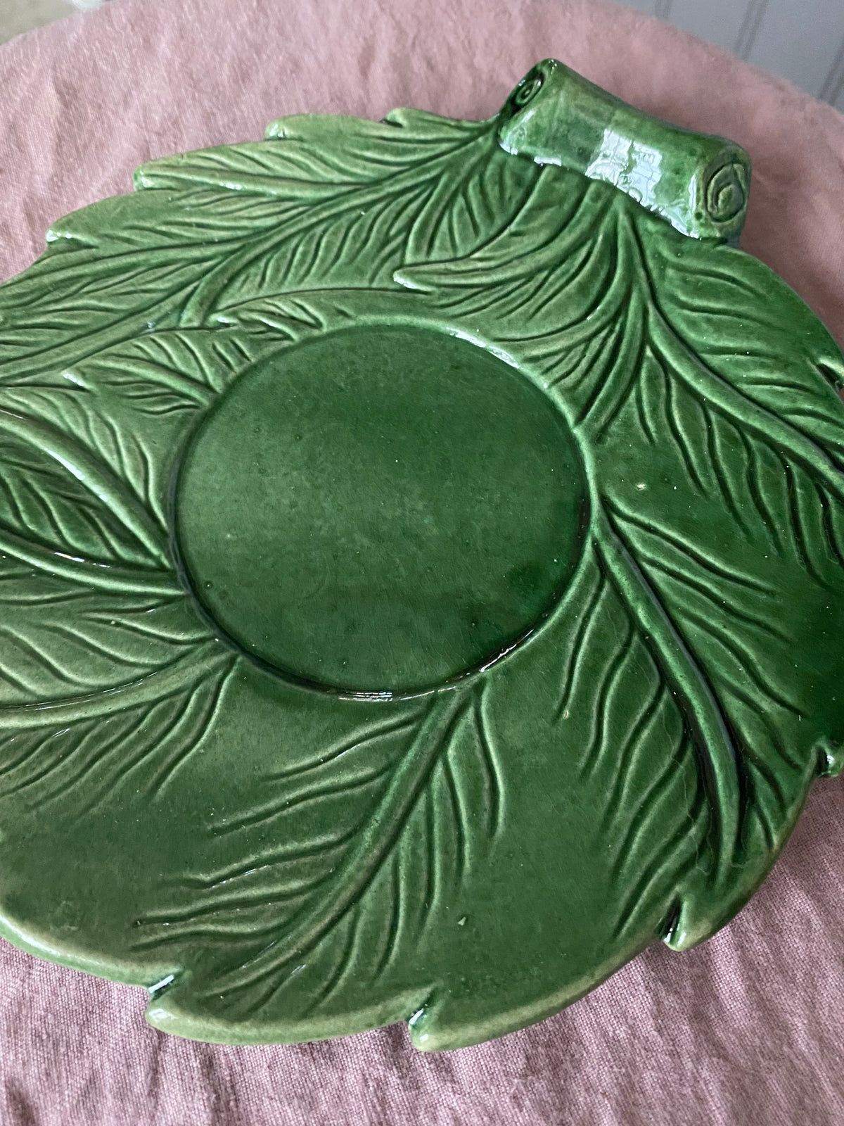 2 st gröna bladfat