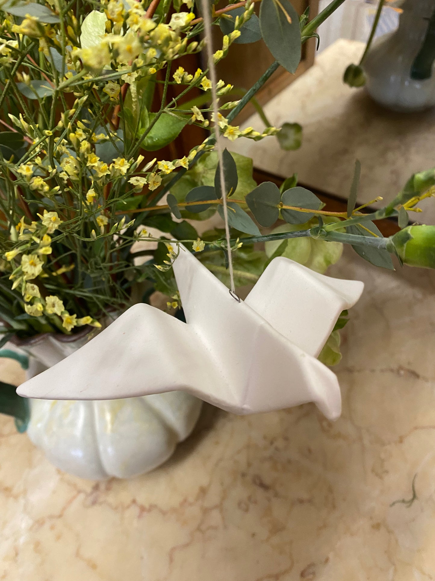 Fågel i keramik - origami