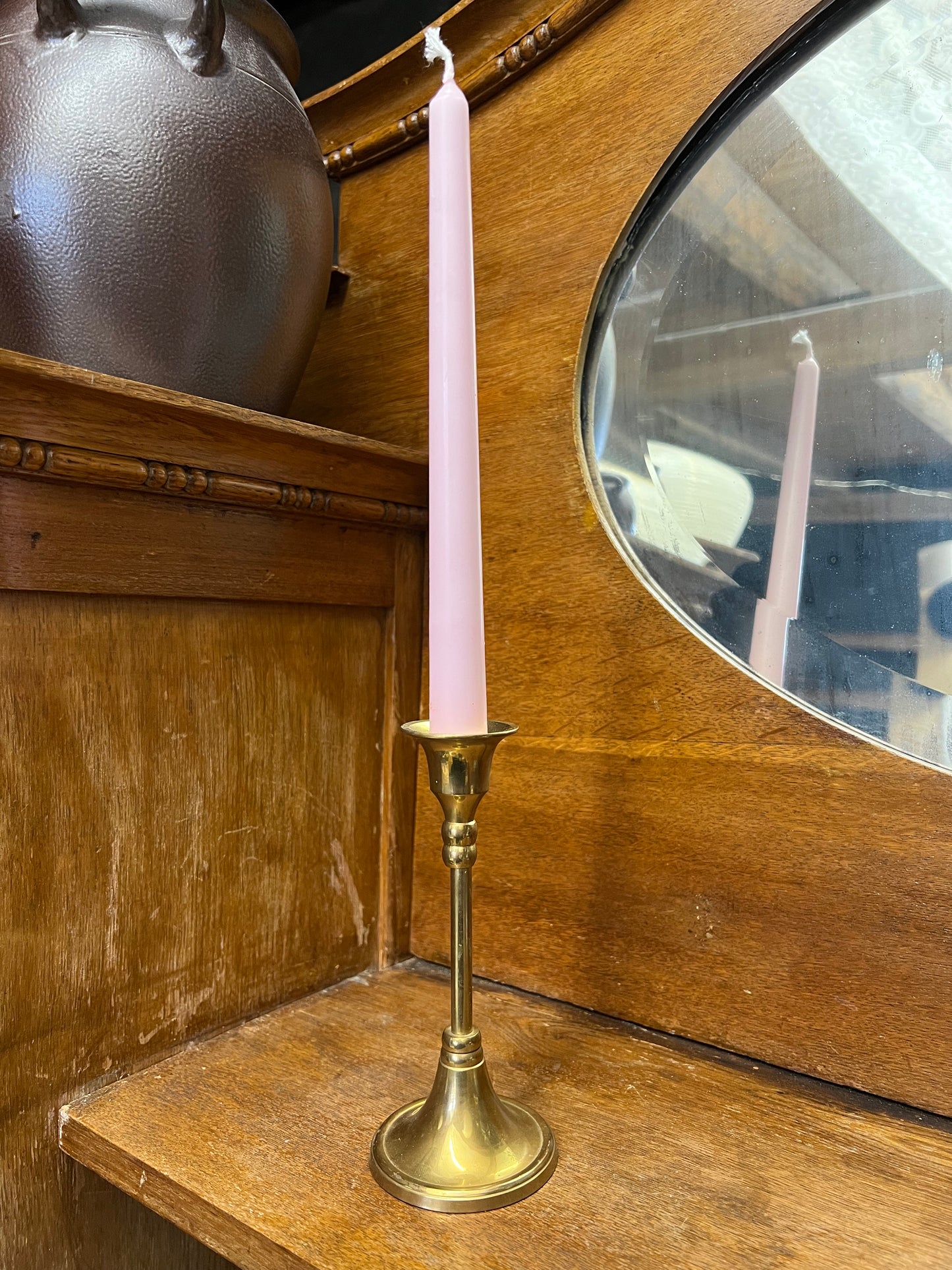 Mässingsljusstake