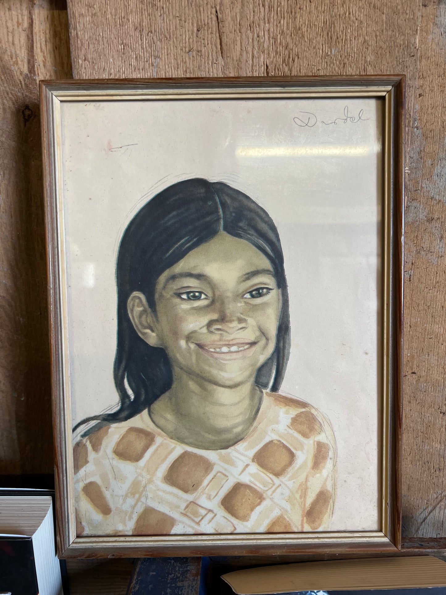 Nils Dardel tavla med vackert motiv och träram