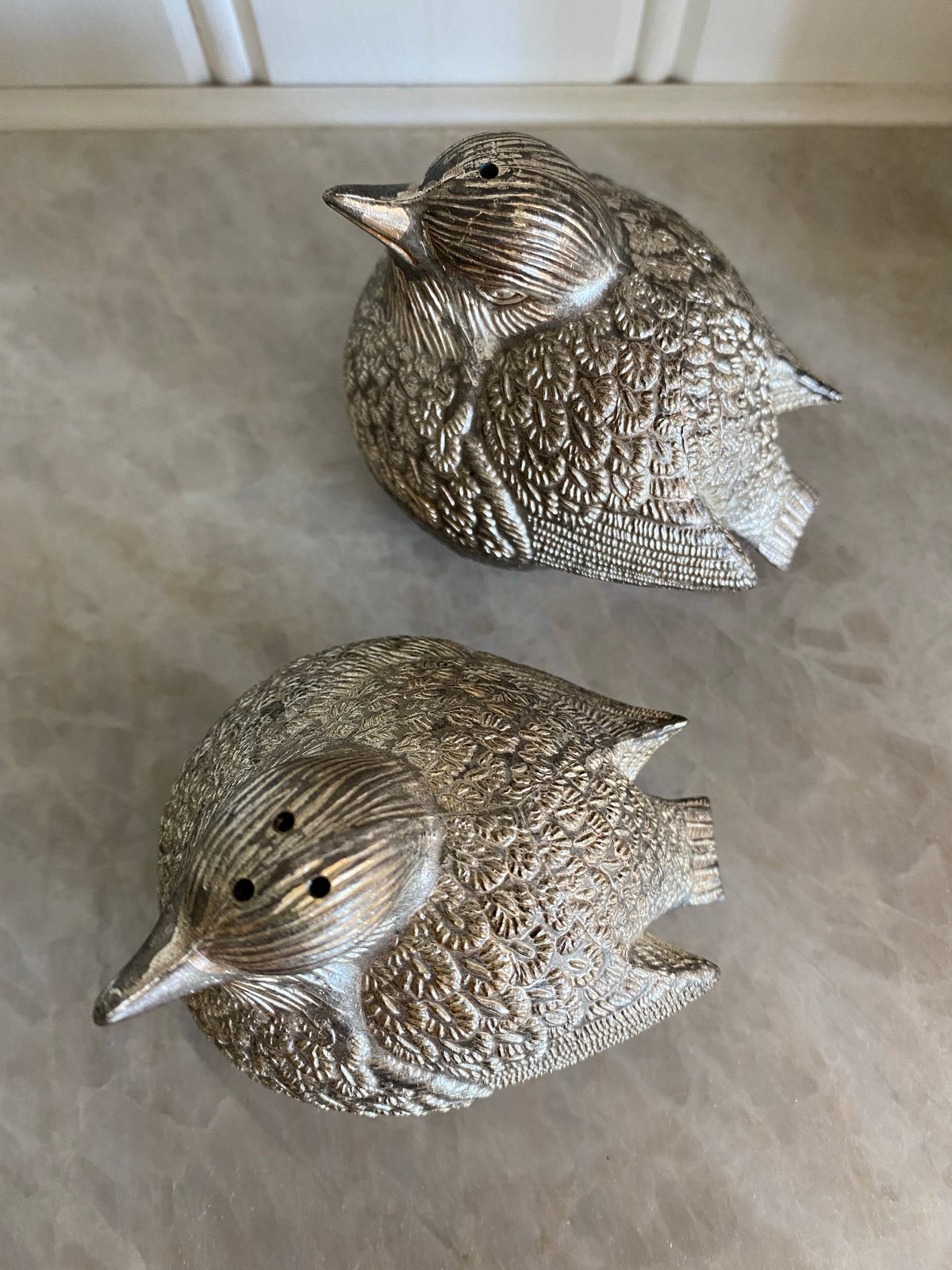 Salt & peppar - fåglar i silver