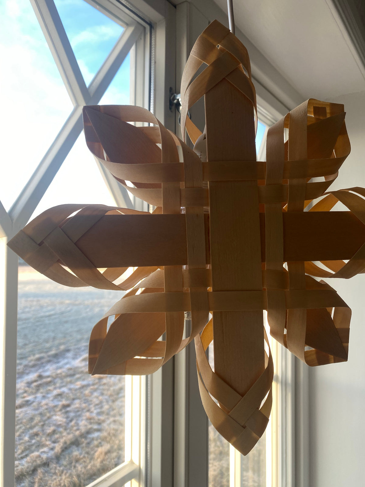Adventsstjärna i trä