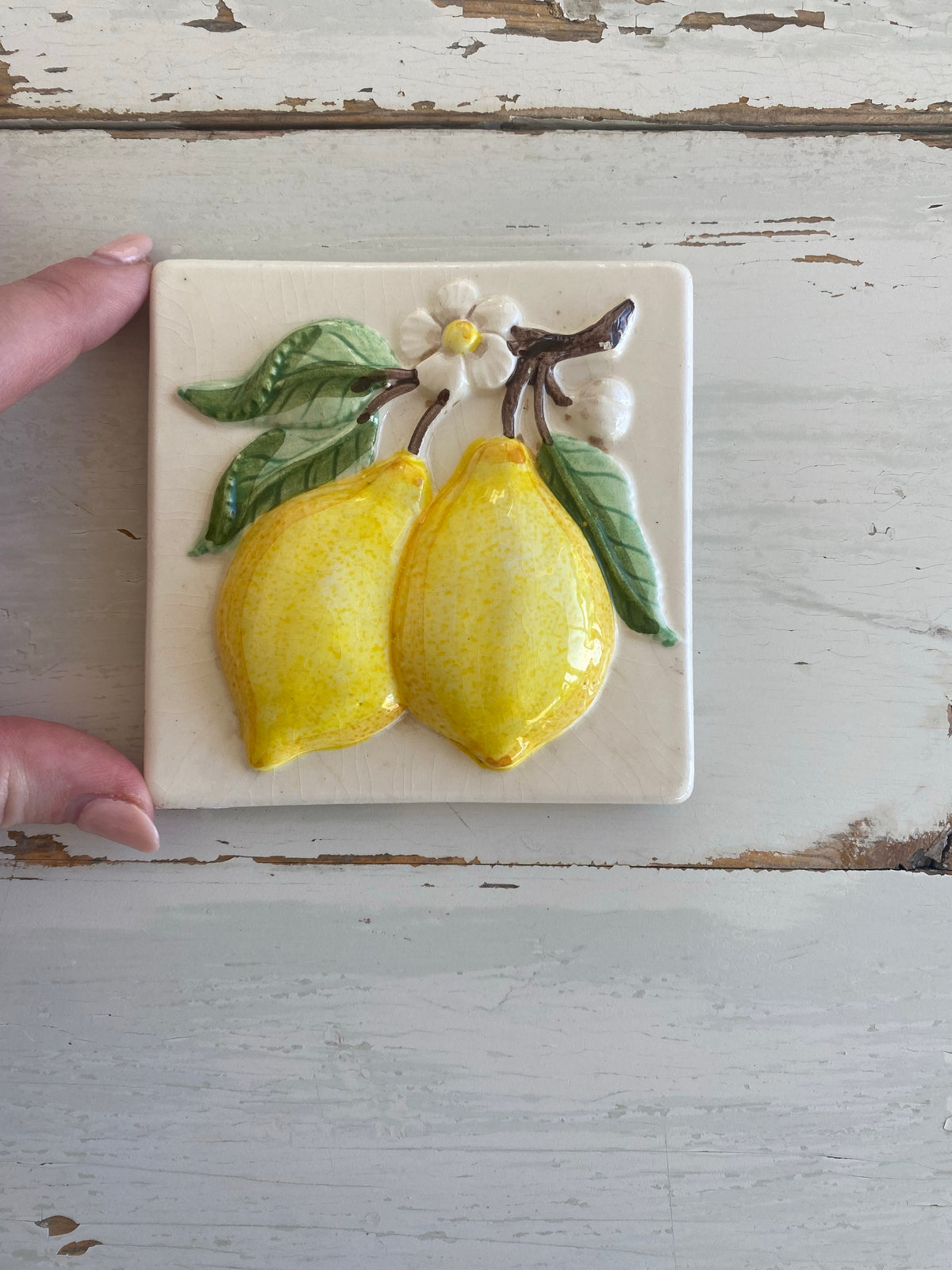 Dekorplatta citron