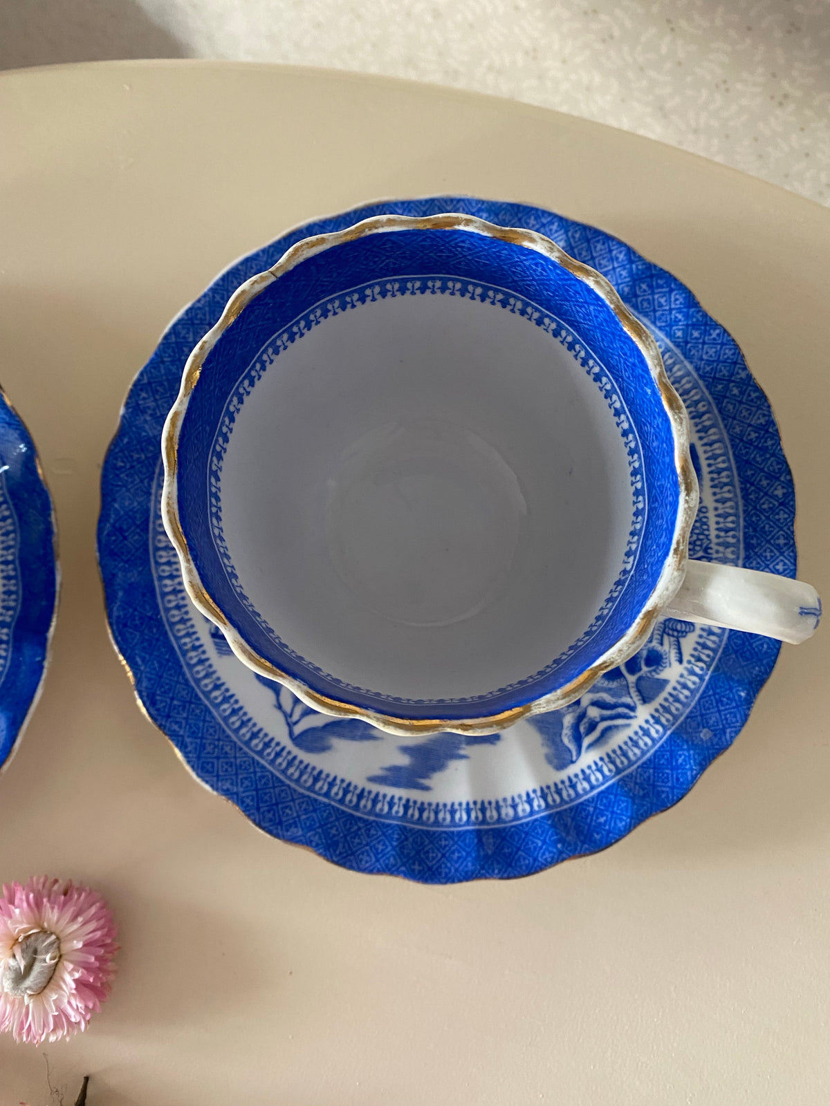 Paret kaffekoppar med fat - WILLOW Gustavsberg