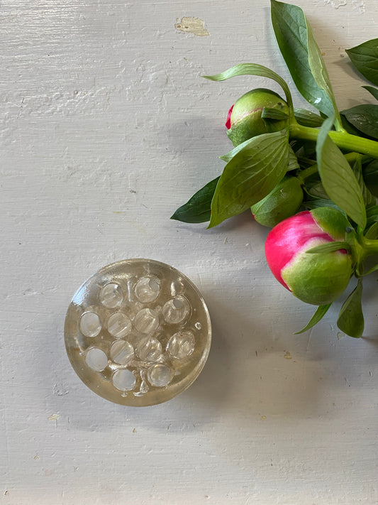 Blomsterfakir i klarglas - Ikebana