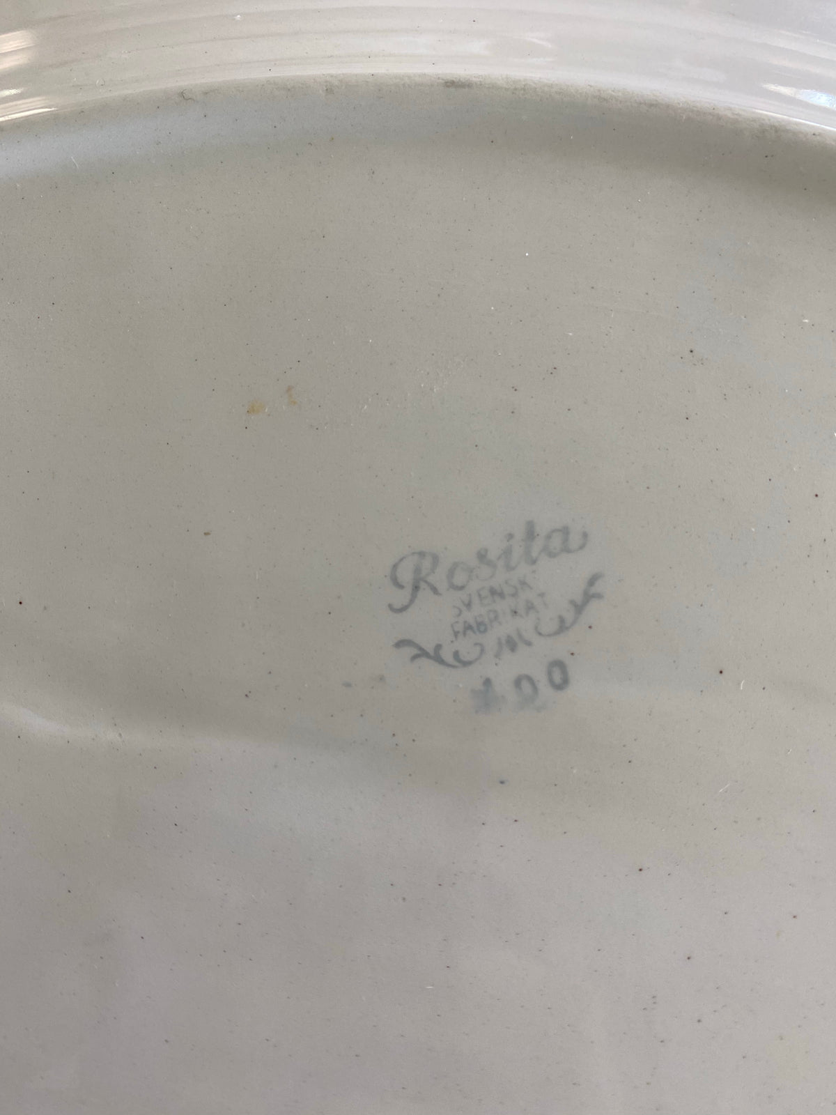 Stort uppläggningsfat - Rosita Svenskt Fabrikat