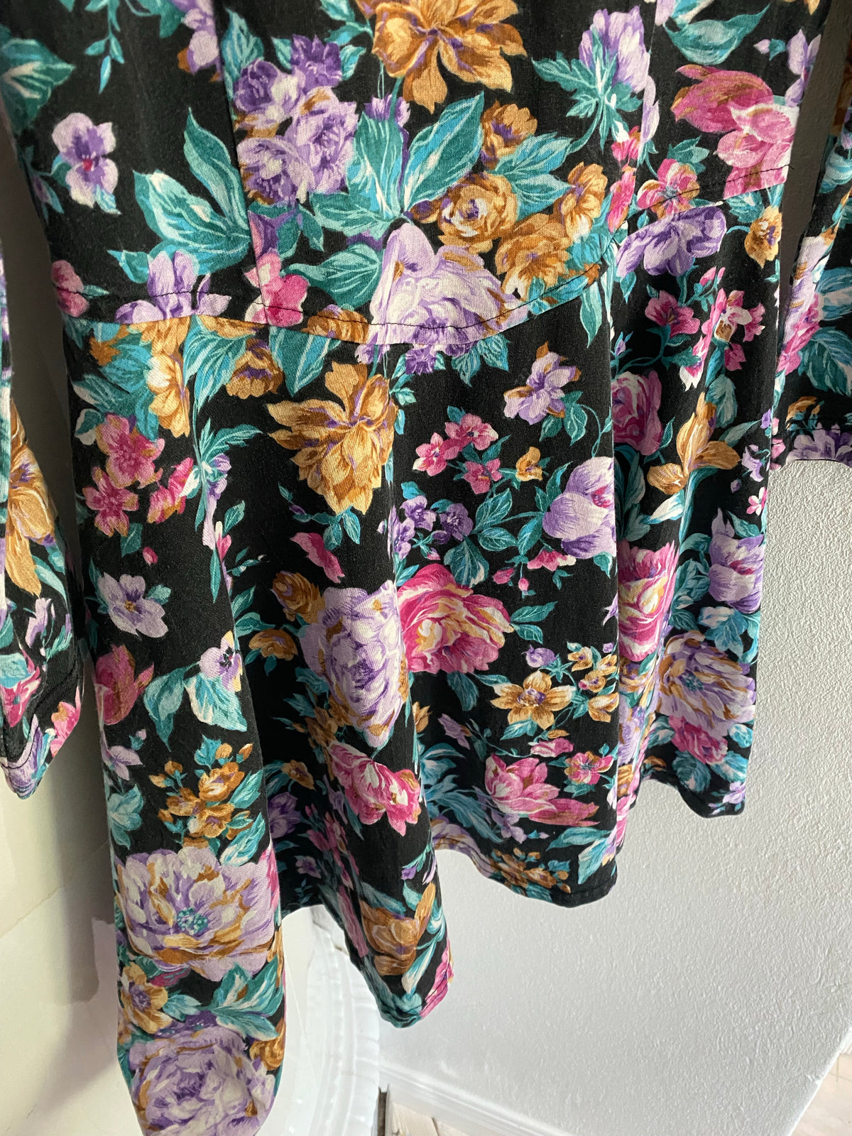 Vintage blommig klänning