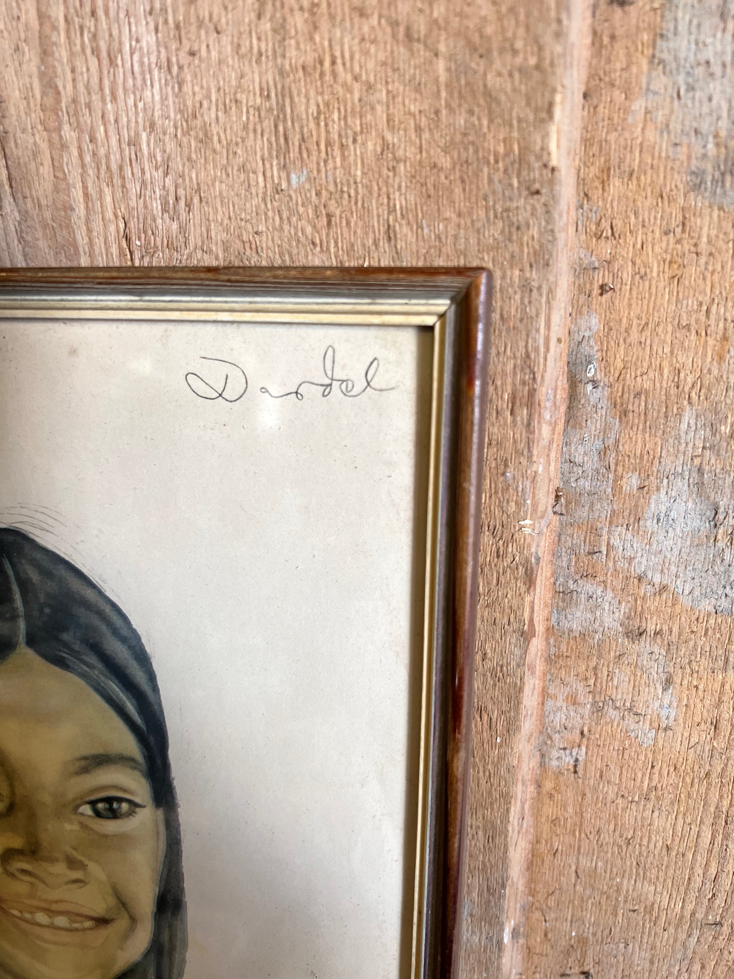 Nils Dardel tavla med vackert motiv och träram