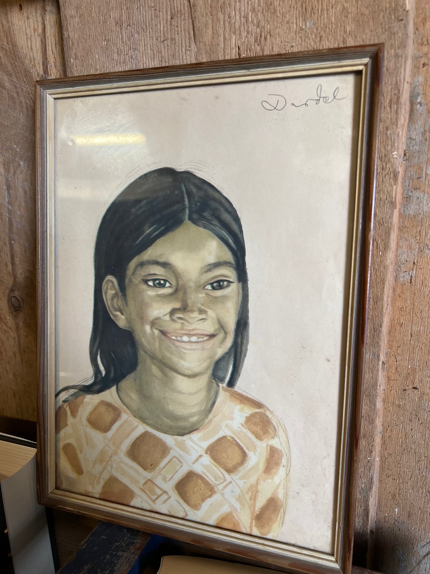 Nils Dardel tavla med vackert motiv och träram